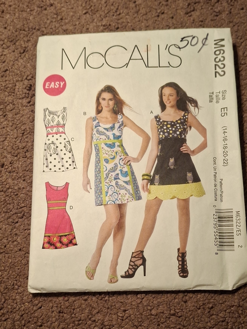 M6322 McCall's Pattern